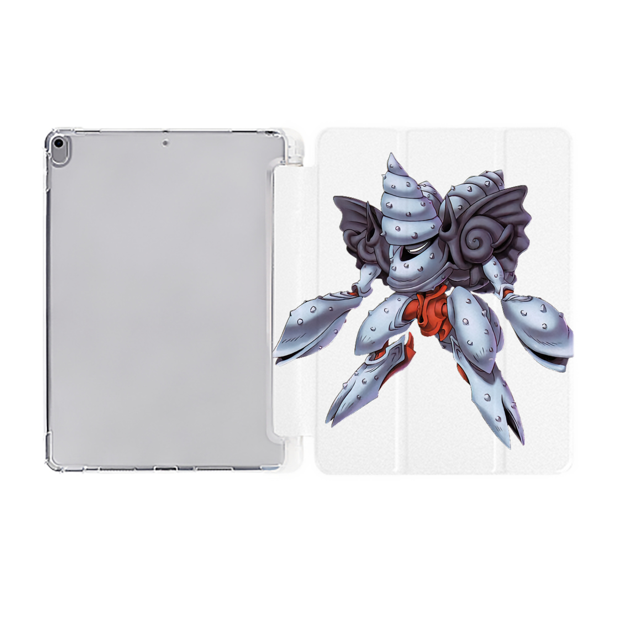 （画像用） 遊☆戯☆王 Yu-Gi-Oh! IPad ケース ペン収納付き 三つ折りスタンド PUレザー×シリコン 対応機種9.5/10.5/10.9インチ